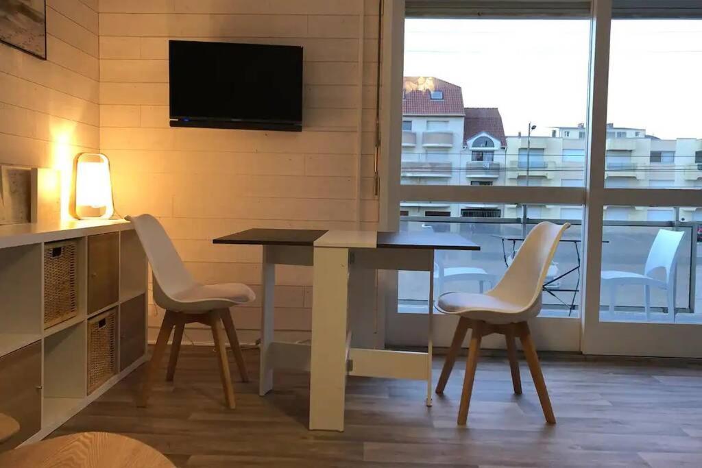 Studio, proche du Touquet, tout équipé à 100m de la plage Stella-Plage Exterior foto